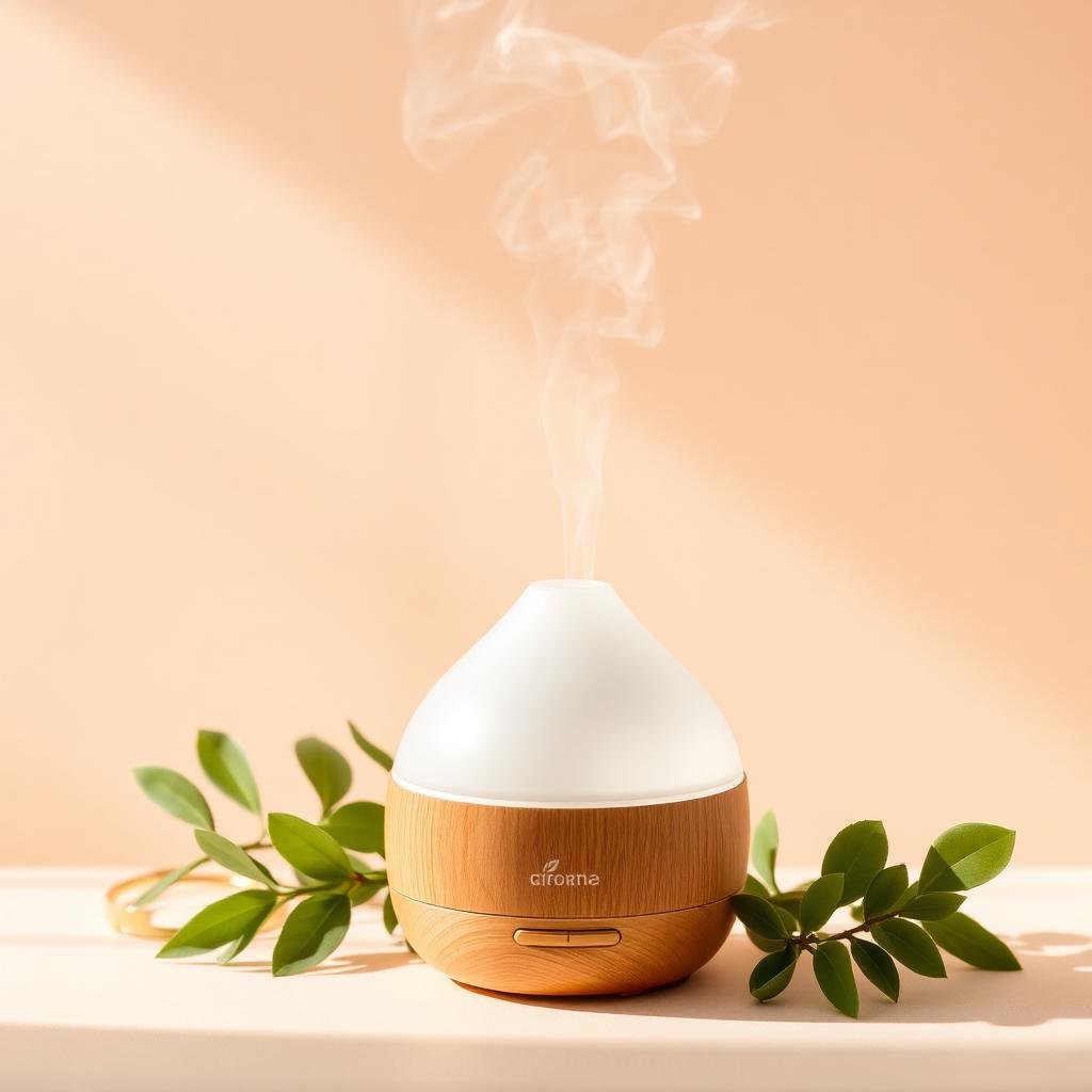 Aromatherapy diffuser with eucalyptus